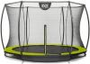 EXIT Toys Exit Silhouette Verlaagde Trampoline Met Veiligheidsnet Rond 366 Cm Lime online kopen