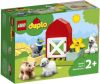 Lego 10949 DUPLO Town Boerderij Dierenverzorging Speelgoed voor Peuters met Figuren van een Eend, Varken, Schaap en Kat online kopen