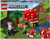 Lego 21179 Minecraft Het Paddenstoelenhuis, Set voor Kinderen van 8+ Jaar, Cadeau Idee met Alex, Mooshroom & Spider Jockey online kopen