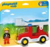Playmobil ® 1 2 3 Brandweerwagen met ladder 6967 online kopen