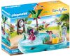 PLAYMOBIL &#xAE, Family Fun zwembad met watersproeier 70610 online kopen