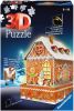 Ravensburger Kerst Gingerbread House Night Edition 3D puzzel 216 stukjes online kopen