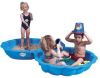 Paradiso Toys Zandbak Met Deksel Schelp 102 X 88 X 20 Cm Blauw online kopen