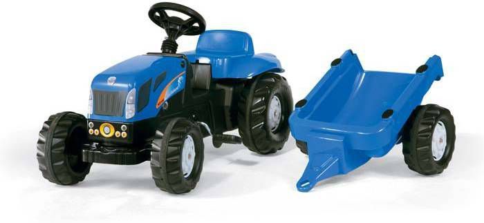 Ontwapening massa overspringen Rolly Toys traptractor RollyKid New Holland T7040 junior blauw -  Eerstspeelgoed.nl