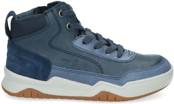 Donkerblauwe Hoge Schoenen met Rits/Veter Geox - Eerstspeelgoed.nl