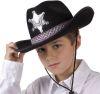 Feestbazaar Kinderhoed Butch Sheriff junior zwart online kopen