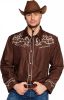 Feestbazaar Cowboy blouse Country bruin online kopen