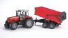 Bruder Massey Ferguson Tractor Rood 7480 Met Aanhanger online kopen