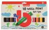 Bruynzeel Kids viltstiften Mega Point, blister van 10 geassorteerde kleuren online kopen