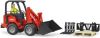 Bruder ® Speelgoed shovel Compact lader 2630 met figuur en accessoires, 1 16, rood Made in Germany online kopen