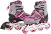Massamarkt Inline Skates Roze/grijs Abec7 Alu Frame Verstelbaar 34 online kopen