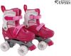 Massamarkt Street Rider Rolschaatsen Verstelbaar Meisjes Roze/30 online kopen