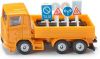 Siku 1322 Vrachtwagen Met Verkeersborden 7, 7cm Oranje online kopen