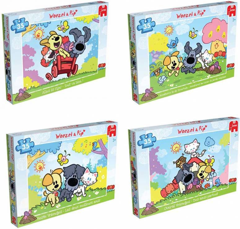 tot nu Beter Supersonische snelheid Jumbo puzzel Woezel&Pip assorti 35pc - Eerstspeelgoed.nl