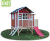 EXIT Toys Exit Loft 550 Speelhuisje Op Poten Met Glijbaan Rood online kopen