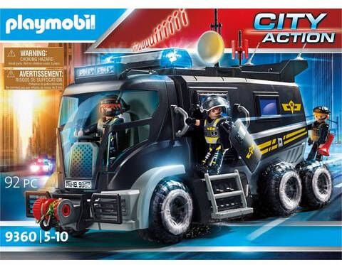 Playmobil® Constructie speelset SIE truck met licht en geluid(9360 ), City Action Made in Germany(92 stuks ) online kopen