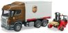 Bruder &#xAE; Scania R-Serie UPS Logistiek-vrachtwagen met heftruck 03581 Jongen online kopen