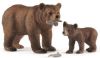 Schleich Safari Vrouwelijke Grizzlybeer Met Grizzlybeertje 42473 online kopen
