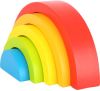 Small Foot Houten Blokken Regenboog 16 Cm Hout 5 delig online kopen