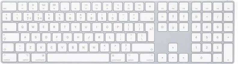 Apple Magic Keyboard with Numeric Keypad QWERTY NL aluminium online kopen