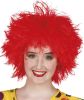 Feestbazaar Rode Clownspruik Frizzy online kopen