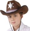 Feestbazaar Kinderhoed Butch Sheriff junior bruin online kopen