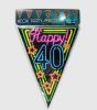 Paper Dreams Vlaggenlijn Happy 40! Party Time! 10 Meter Zwart online kopen