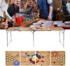 Hi Bierpongtafel Inklapbaar 240x60x55 Cm Mdf En Aluminium online kopen