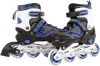 Massamarkt Inline Skates Blauw/zwart Abec7 Alu Frame Verstelbaar 34 online kopen