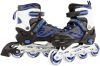 SinQel Van Manen Inlineskates Junior Aluminium Blauw/zwart online kopen