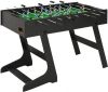 VidaXL Voetbaltafel Inklapbaar 121x61x80 Cm Zwart online kopen