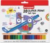 Bruynzeel Kids viltstiften Super Point, set van 20 stuks in geassorteerde kleuren online kopen