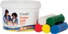 Creall Havo boetseerpasta Supersoft 5 geassorteerde kleuren rood, groen, geel, wit en blauw online kopen
