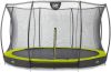 EXIT Toys Exit Silhouette Verlaagde Trampoline Met Veiligheidsnet Rond 366 Cm Lime online kopen