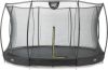 EXIT Toys Exit Silhouette Ground Ingegraven Trampoline Met Veiligheidsnet 366 Cm Zwart online kopen