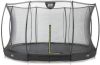 EXIT Toys Exit Silhouette Ground Ingegraven Trampoline Met Veiligheidsnet 427 Cm Zwart online kopen