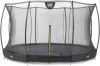 EXIT Toys Exit Silhouette Ground Ingegraven Trampoline Met Veiligheidsnet 427 Cm Zwart online kopen