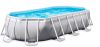 Intex Opzetzwembad Met Accessoires Prism Oval Frame 503 X 274 X 122 Cm Grijs online kopen