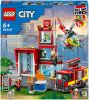 Lego 60320 City Brandweerkazerne Bouwset met Garage, Auto en Helikopter Speelgoed voor Kinderen van 6+, Reddingshelikopter online kopen