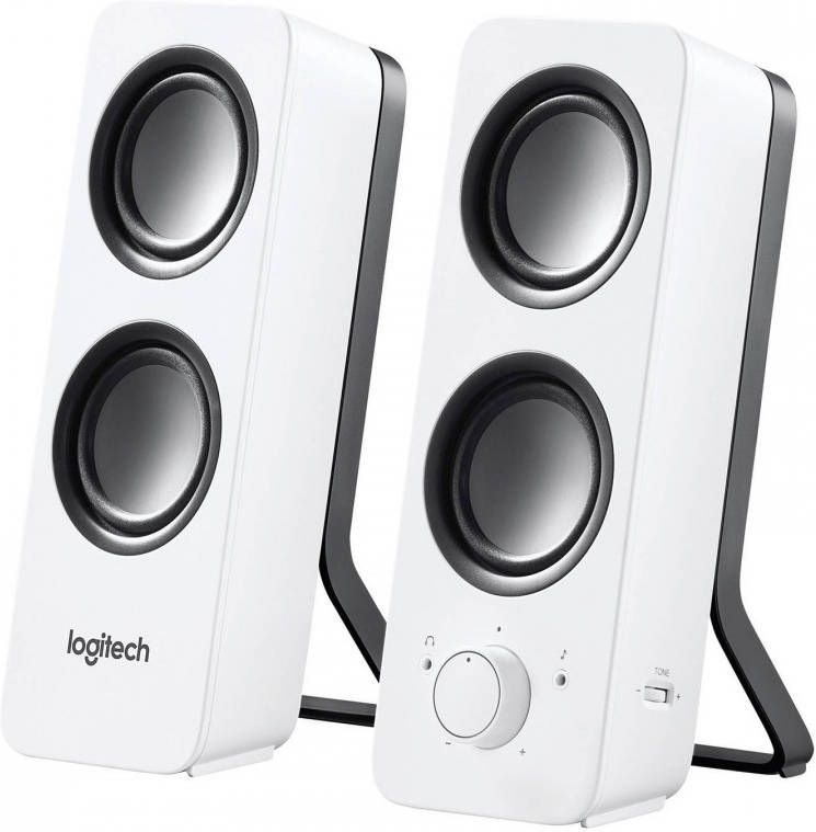 Logitech Z200 2.0 stereoluidsprekers wit online kopen