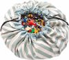 Play & Go Stripes Green toy storage bag online kopen