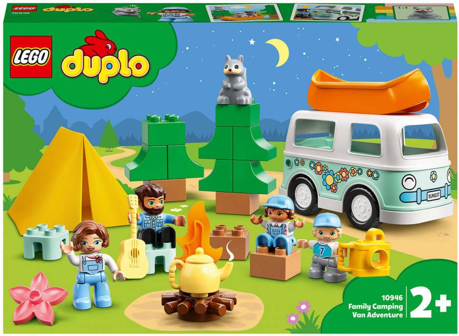 Lego DUPLO Town Family Camping Van Adventure Toy for Toddlers(10946 ) online kopen